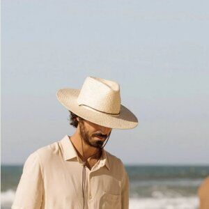 Medium Will & Bear Rider Bone Straw Hat